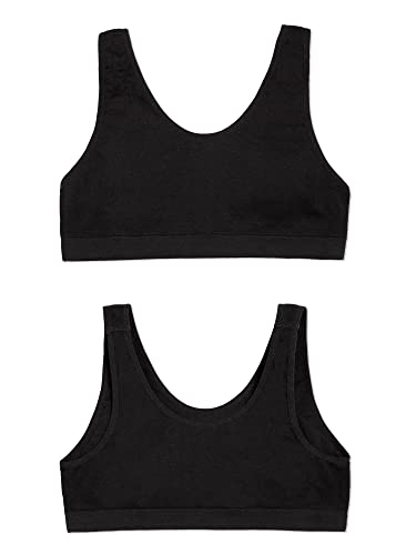 310Oih3l7GL.jpg Girls' Seamless Stretch Sports Bra
