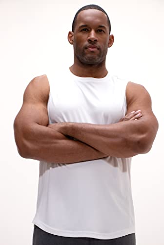 312DXCWljWL.jpg Men's Relaxed-Fit Workout Loungewear Gym Tank Top Sleeveless