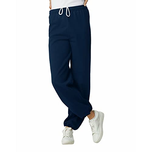 3152n9HaIL.jpg Adult Fleece Elastic Bottom Sweatpants, Style G18200