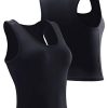 31Abnmq1YiL.jpg Women's Running Workout Athletic Crop Shirts Pack of 3