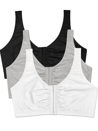 31AcxTCIv8L.jpg Women's 2-Pack Front Closure Cotton Bra