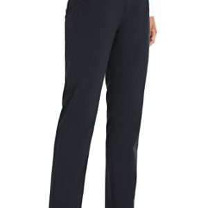 Women's Dress Pants Straight Leg Yoga Work Stretchy Pant for Office Business