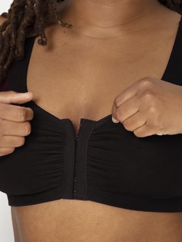 31tH0HnE4vL.jpg Women's 2-Pack Front Closure Cotton Bra