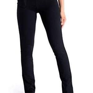 ,5 Pockets,25"/27"/29"/31"/33"/35"/37",Women's Straight Leg Yoga Dress Pants Workout Pants