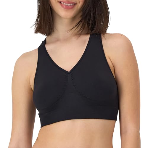 412VXoAS6TL.jpg Women's Seamless Racerback Bra, Pullover Full-Coverage Bralette, 2-Pack