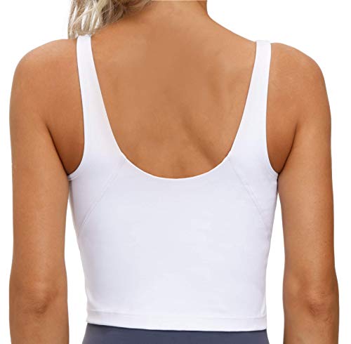 415vmlLx7OL.jpg Womens' Sports Bra Longline Wirefree Padded with Medium Support