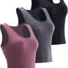 41JOHz2aZPL.jpg Women's Running Workout Athletic Crop Shirts Pack of 3