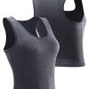 41OPW99ERUL.jpg Women's Running Workout Athletic Crop Shirts Pack of 3