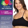 41Vbw4xaRVL.jpg Women's Multi-Pack Spaghetti Strap Cotton Sports Bra