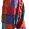 Unisex Hippy Patcwork Hippy Harem Trouser
