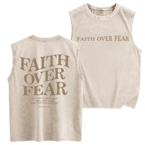 41p91JL-0TL.jpg Mens Christian Sleeveless Shirts Faith Over Fear Graphic Tank Tops Gym Workout Acid Wash Tanks Cut Off Muscle Shirt