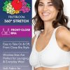 41yhrgQNRML.jpg Women's 2-Pack Front Closure Cotton Bra