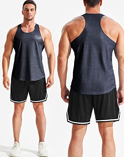 511SLnOEyL.jpg Men's Workout Running Tank Top Sleeveless Gym Athletic Shirts
