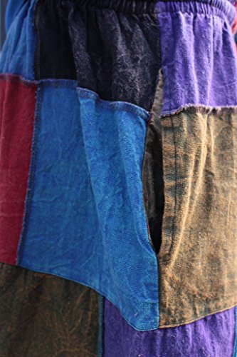 Unisex Hippy Patcwork Hippy Harem Trouser