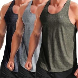 51k2NQrYnzL.jpg Men's Workout Running Tank Top Sleeveless Gym Athletic Shirts