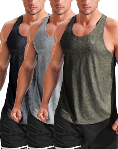 51k2NQrYnzL.jpg Men's Workout Running Tank Top Sleeveless Gym Athletic Shirts